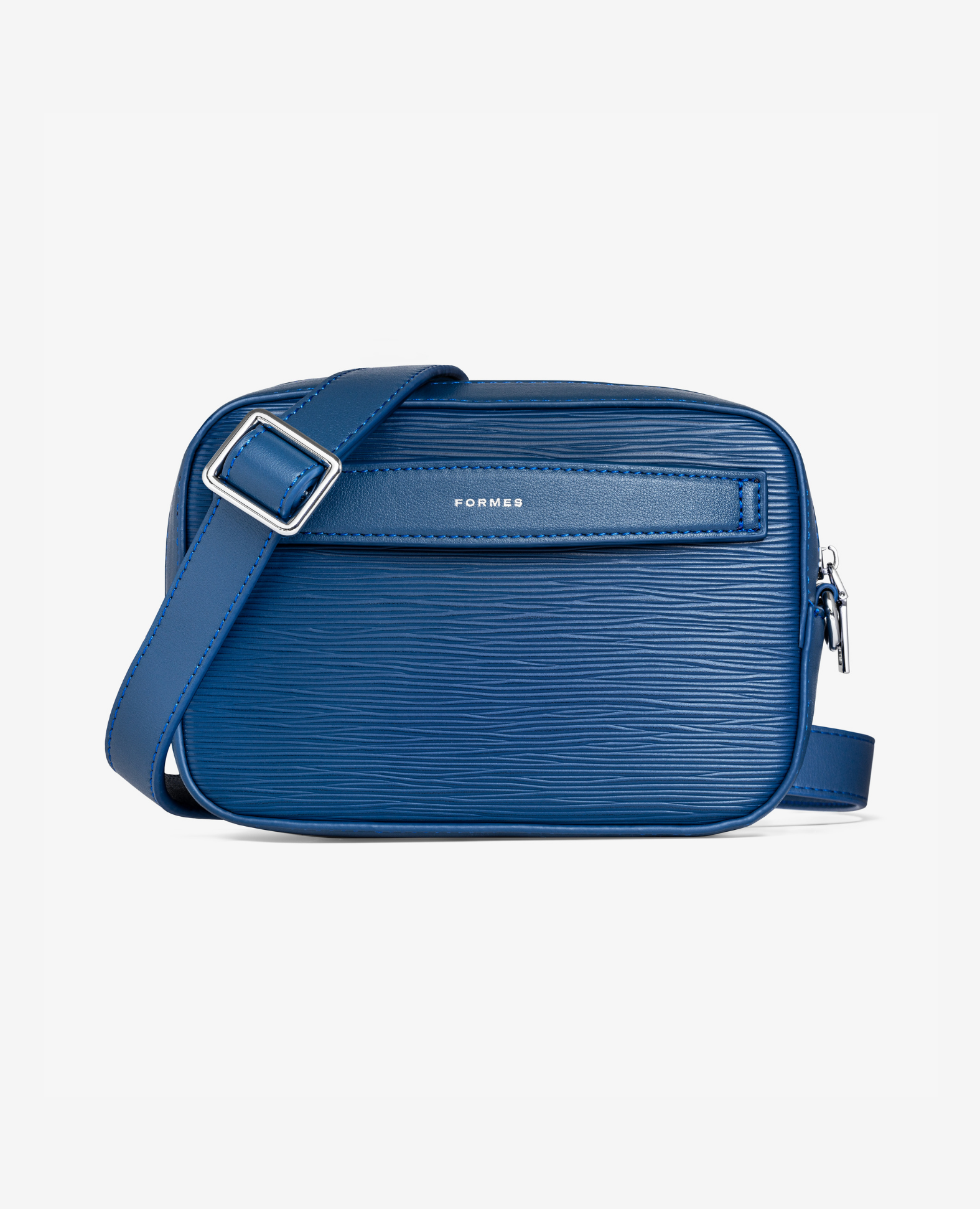 Blue Leather Clutch Bag - Mini Adapt Mariana | UK